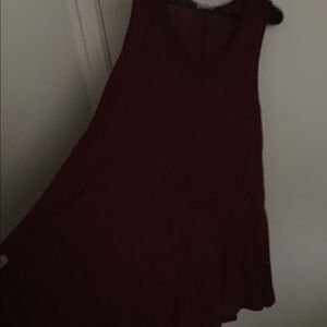 Burgundy tunic